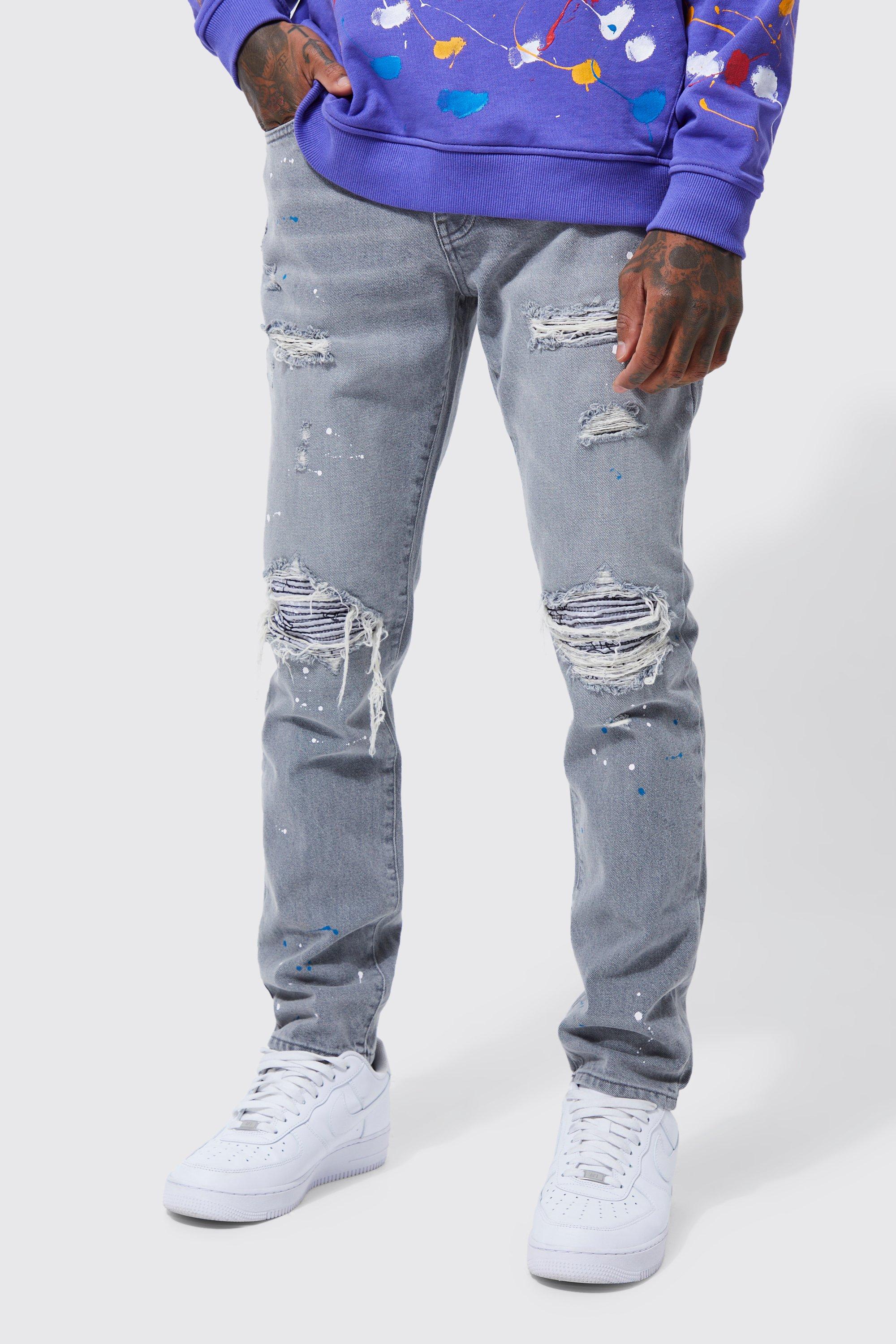 Cheap skinny 2024 ripped jeans